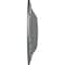 Ekena Millwork Modena Ceiling Medallion (Fits Canopies up to 5 1/4"), Hand-Painted Platinum, 23 1/2"OD x 3 1/2"P CM23MOPLS - alternate 2